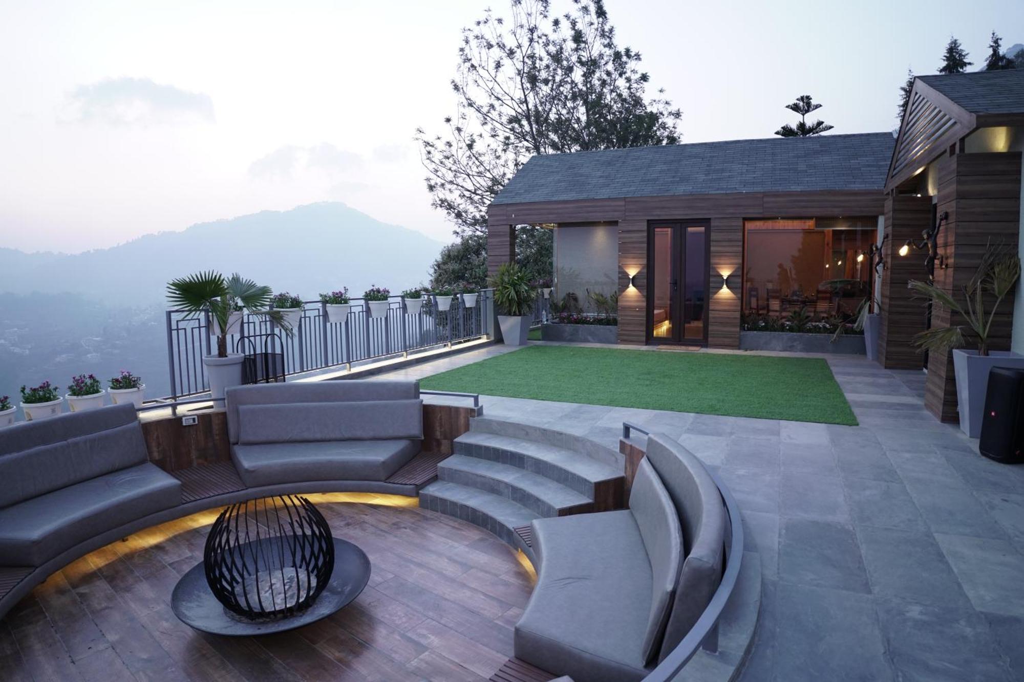 Whispering Pines Villa Bhīm Tāl Exteriör bild